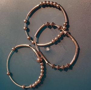3 stretch bracelets